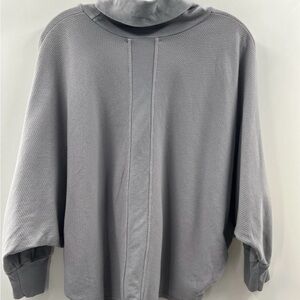 Stateside Soft Gray Cotton Hoodie by Anthropologie
